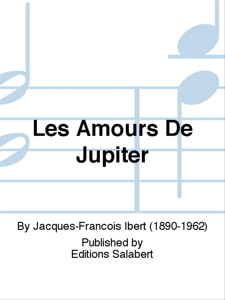 Les Amours De Jupiter Piano Solo scores gallery preview page 1
