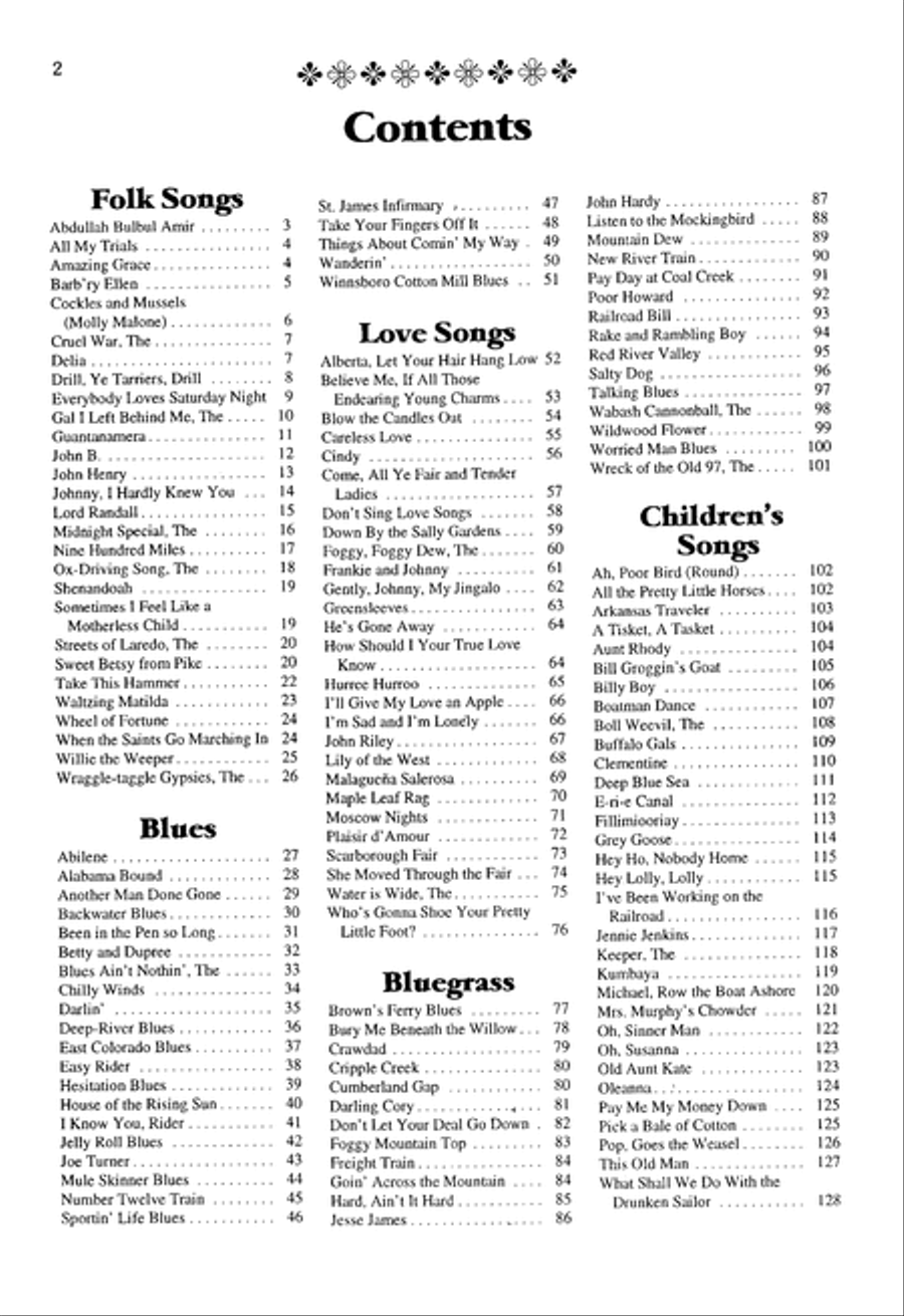 The Backpacker's Songbook Acoustic Guitar scores gallery preview page 3