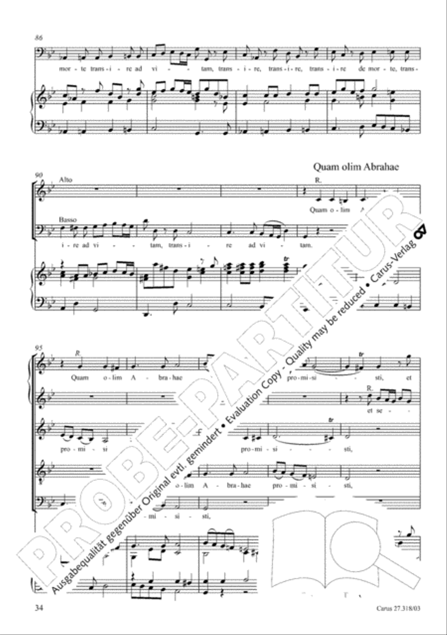 Requiem in F minor SSATB scores gallery preview page 35