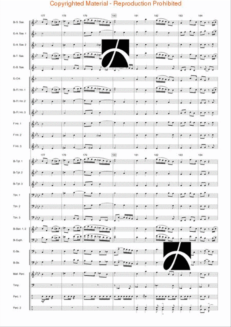 Artemis (Fulnaho) Concert Band scores gallery preview page 24