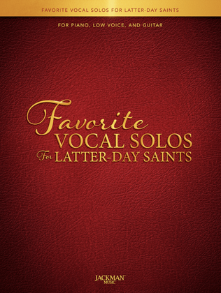 Favorite Vocal Solos for Latter-day Saints - Low