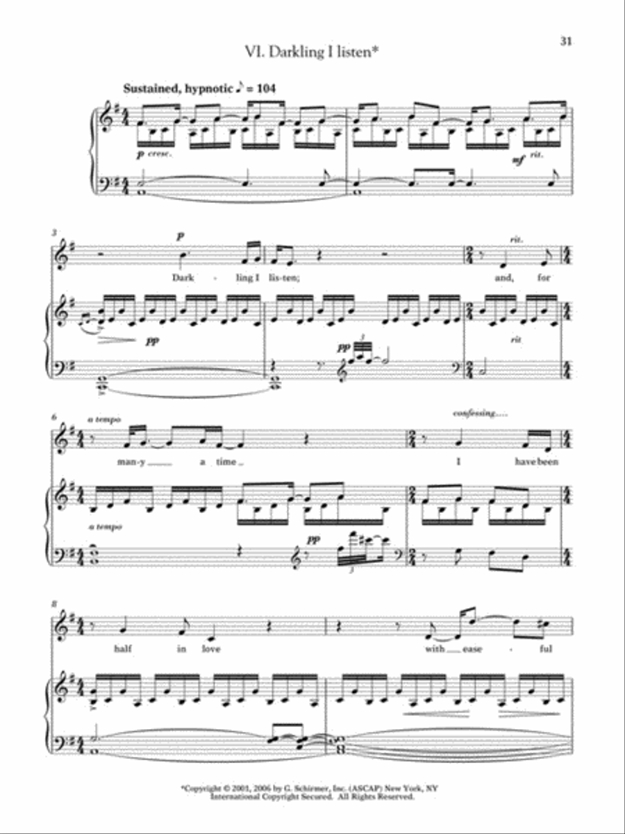 Ode to a Nightingale Baritone Horn scores gallery preview page 8