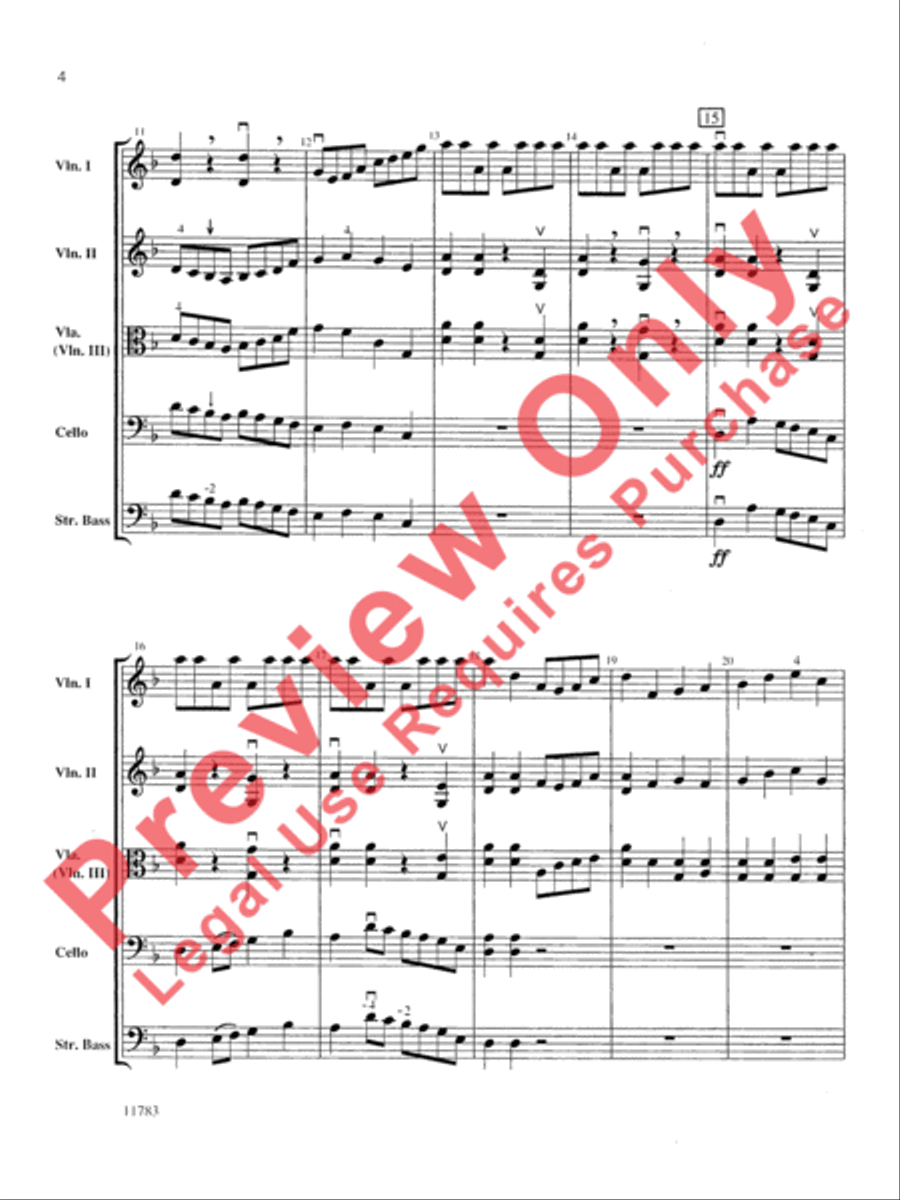 Arlington Sketches String Orchestra scores gallery preview page 5