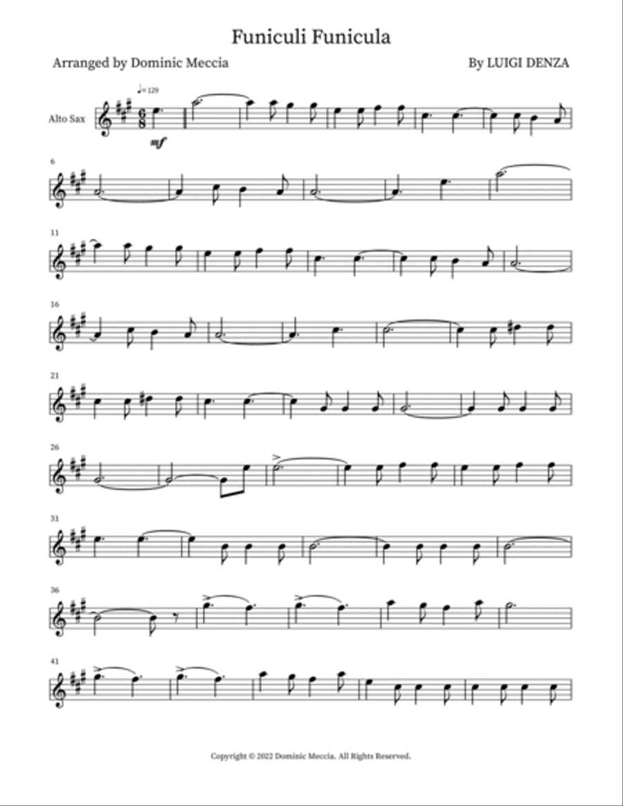 Funiculi Funicula Small Ensemble scores gallery preview page 4