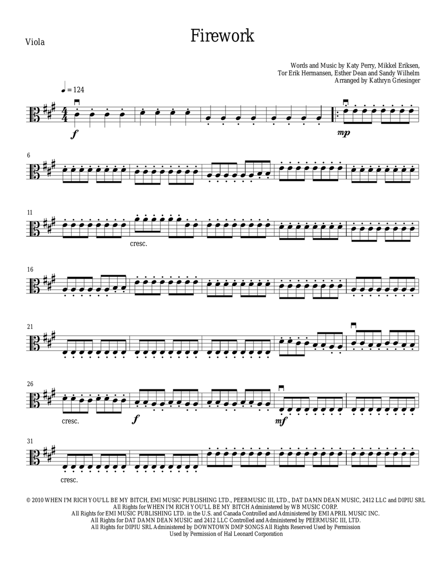 Firework String Quartet scores gallery preview page 5