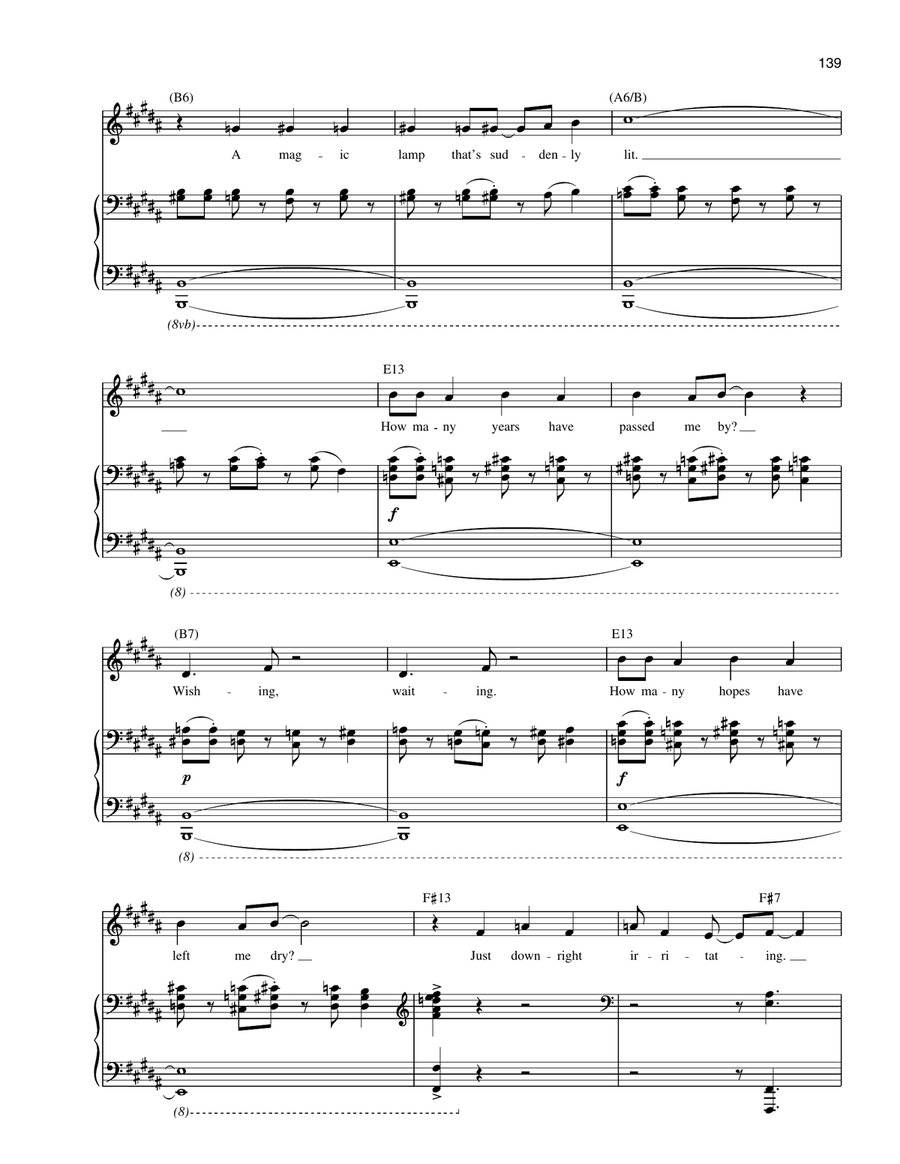 Out Of The Blue Piano, Vocal scores gallery preview page 4