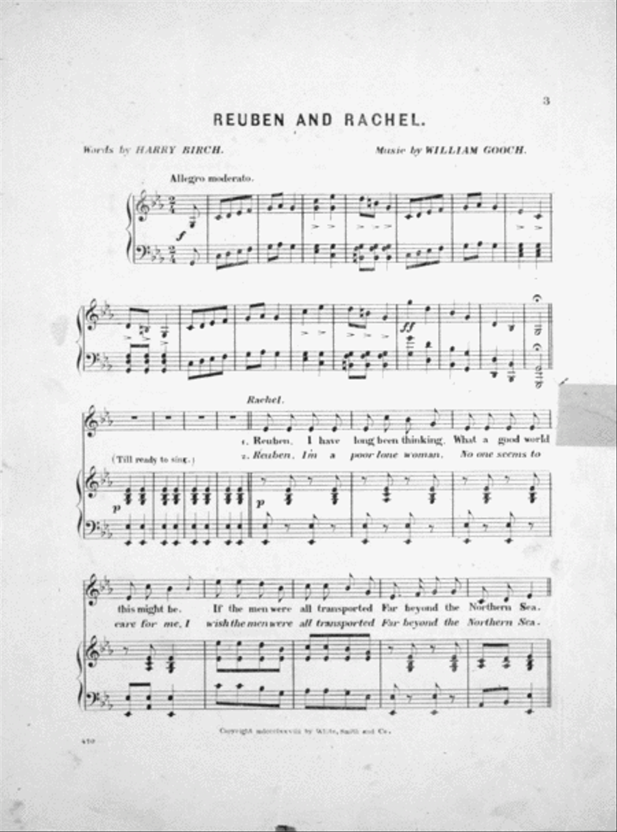 Reuben and Rachel. Comic Duett Voice scores gallery preview page 2
