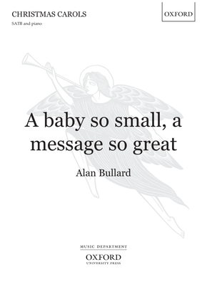 Book cover for A baby so small, a message so great