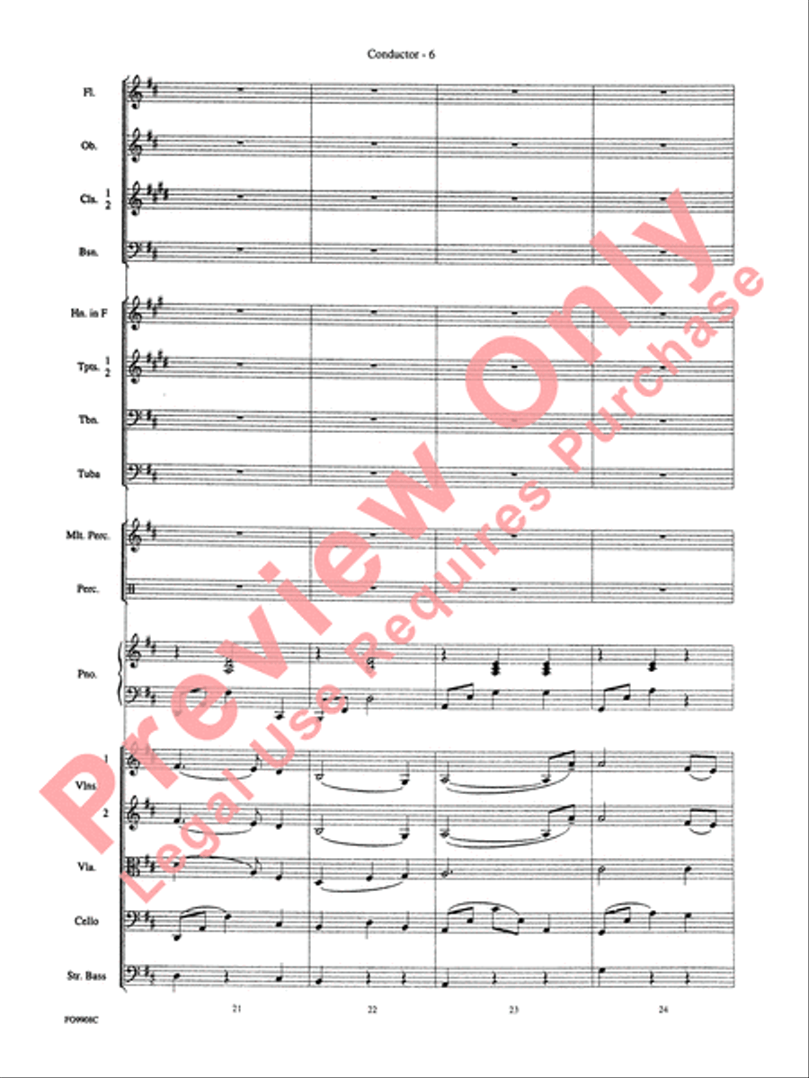 Ashokan Farewell Full Orchestra scores gallery preview page 9