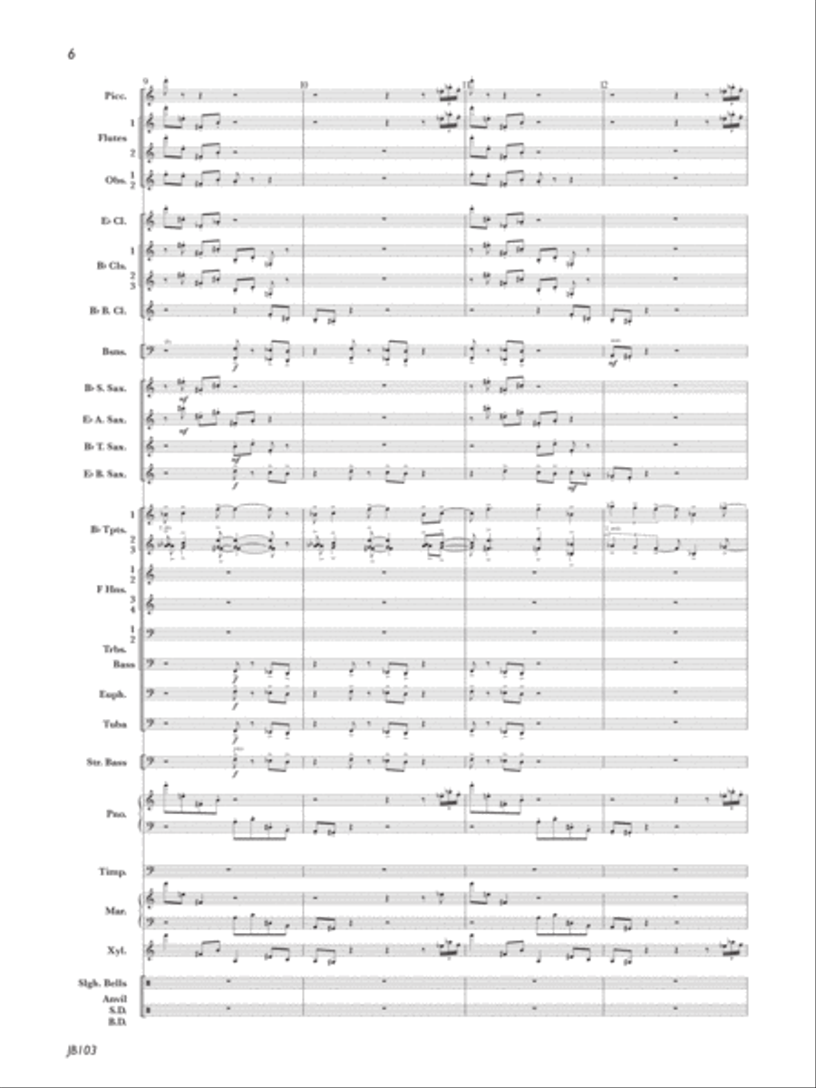 A Jack Stamp Suite: Movement 3: GF Redux It's Yours Concert Band scores gallery preview page 5