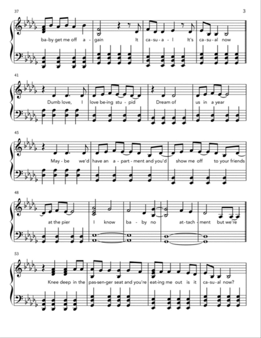 Casual Piano scores gallery preview page 3