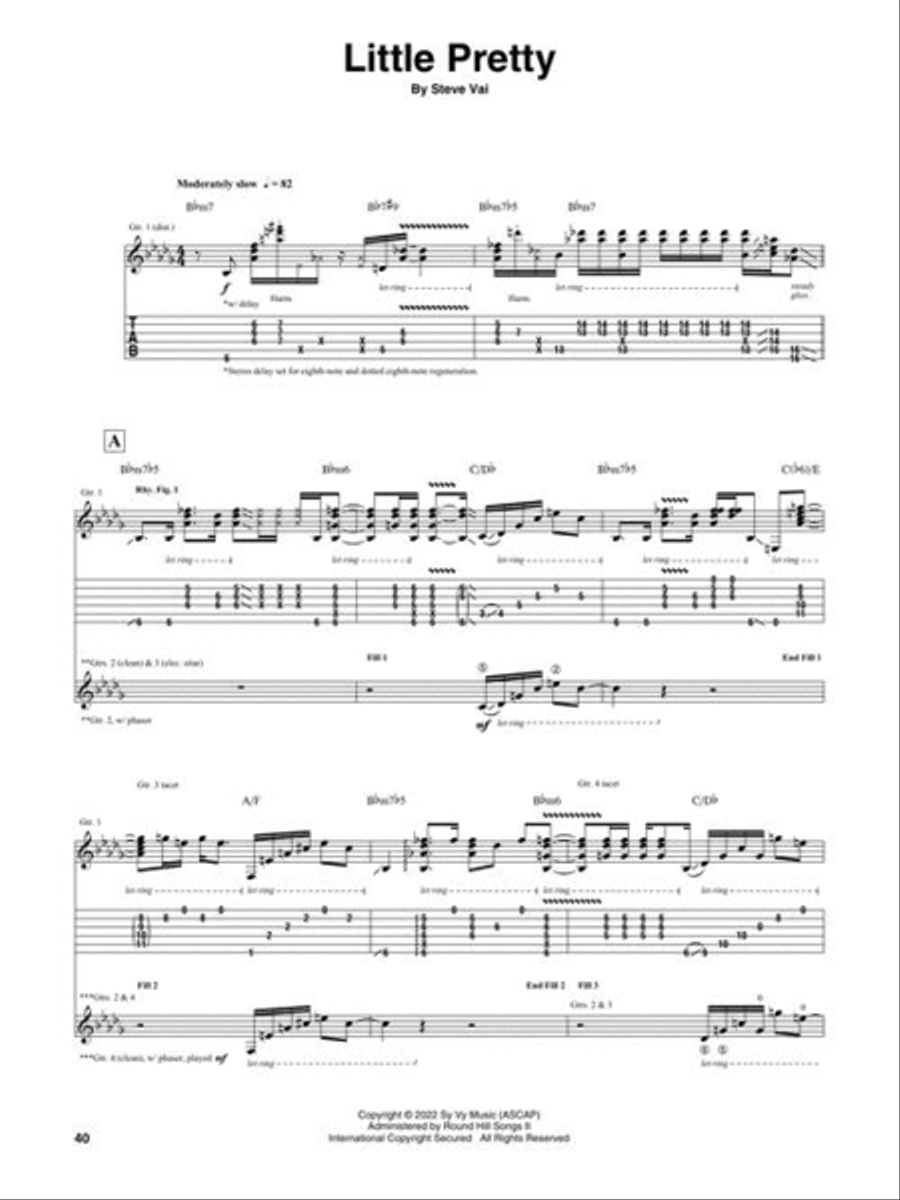 Steve Vai – Inviolate Electric Guitar scores gallery preview page 7