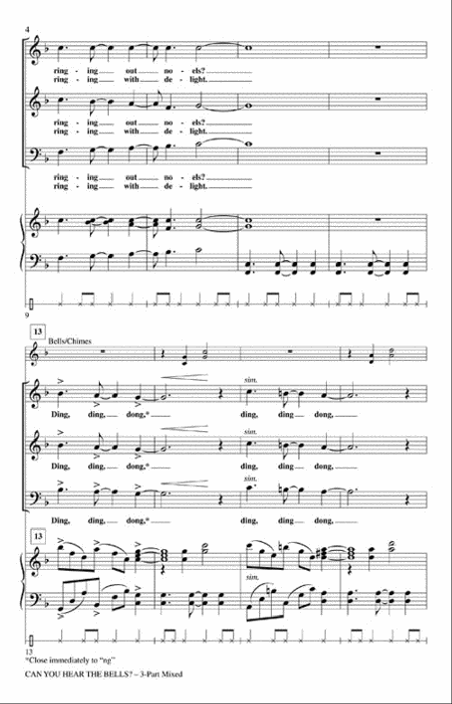 Can You Hear the Bells? Can You Hear the Bells? 3-Part scores gallery preview page 3