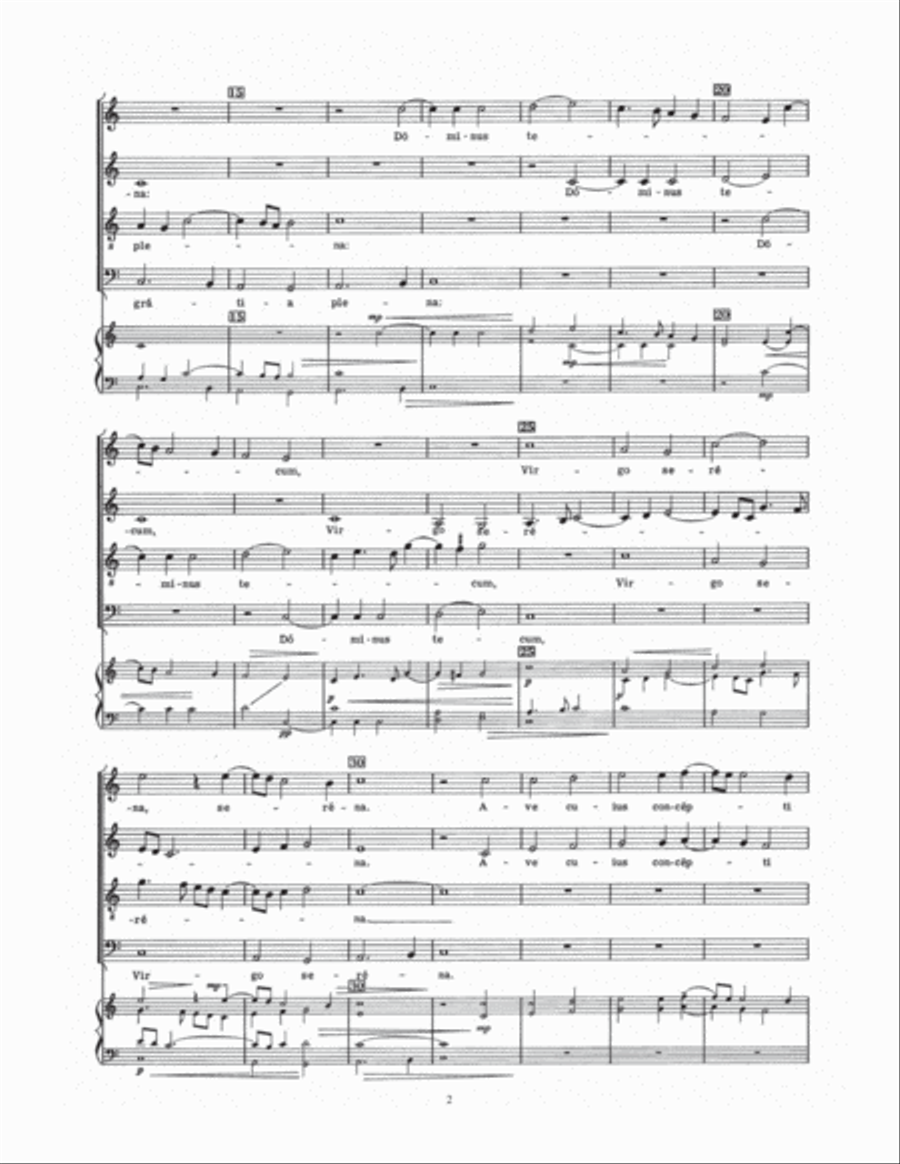Ave Maria Choir scores gallery preview page 2