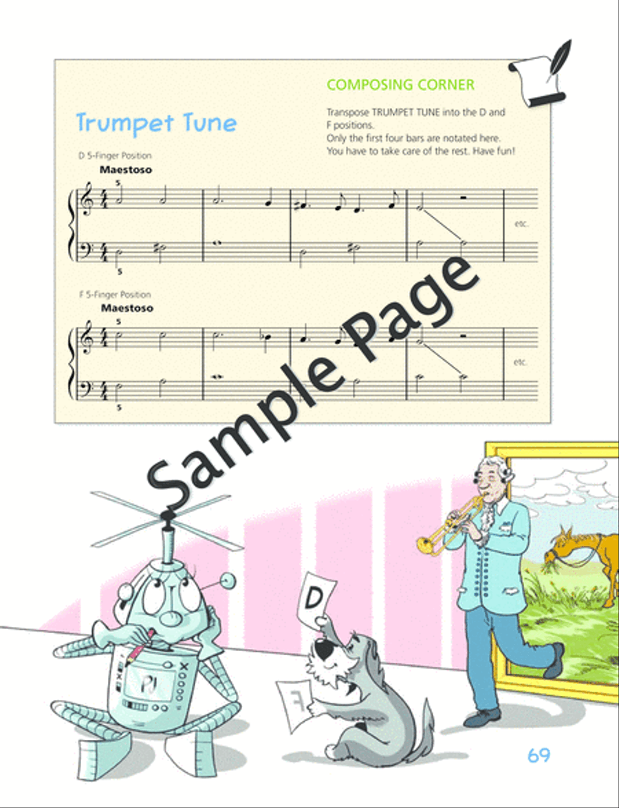 Piano Junior: Lesson Book 2 Piano Method scores gallery preview page 70