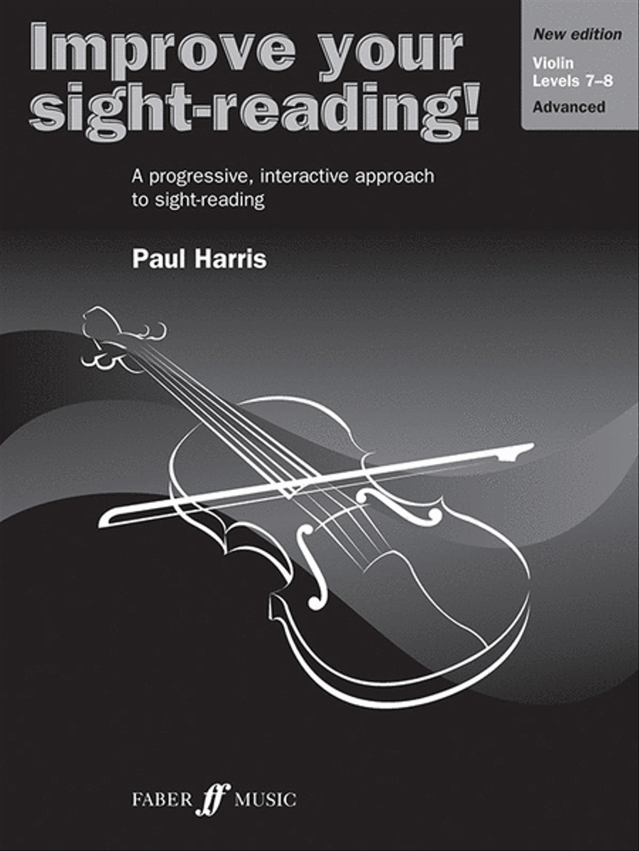 Improve Your Sight-reading! Violin, Level 7-8 Violin scores gallery preview page 1