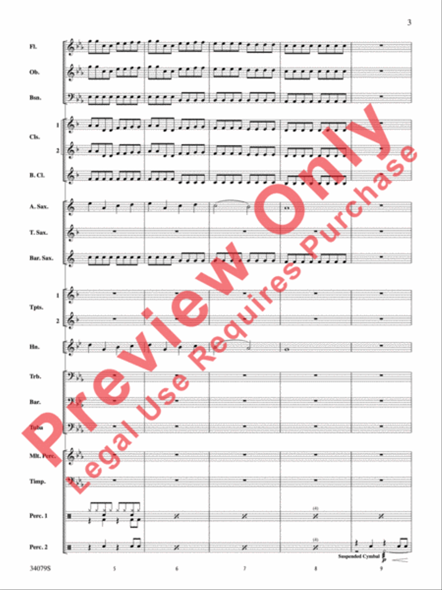 Animal Animal Concert Band scores gallery preview page 4