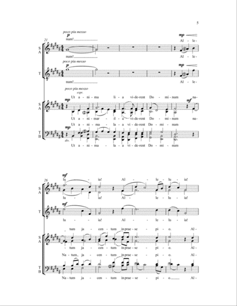 O Magnum Mysterium O Magnum Mysterium 4-Part scores gallery preview page 4