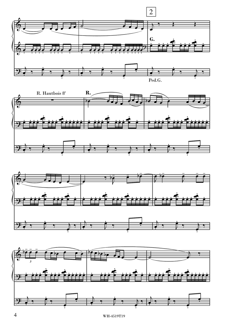 RAVEL / OLLIVE - BOLERO RAVEL / OLLIVE - BOLERO Organ Solo scores gallery preview page 5
