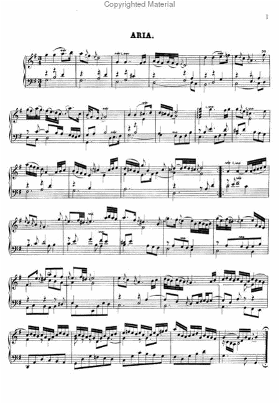 Bach Goldberg Variations Piano Small Ensemble scores gallery preview page 2