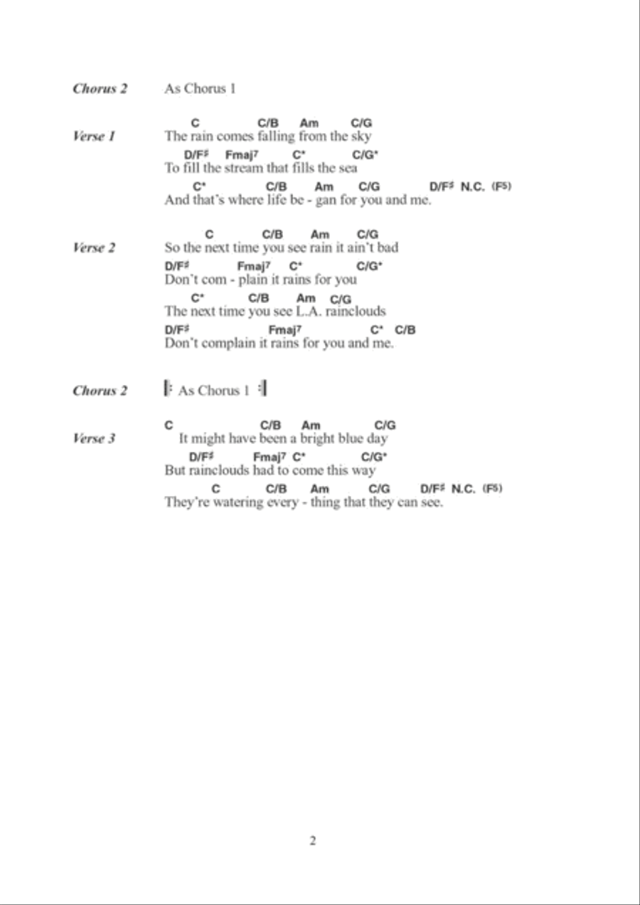 Mamunia Acoustic Guitar scores gallery preview page 2