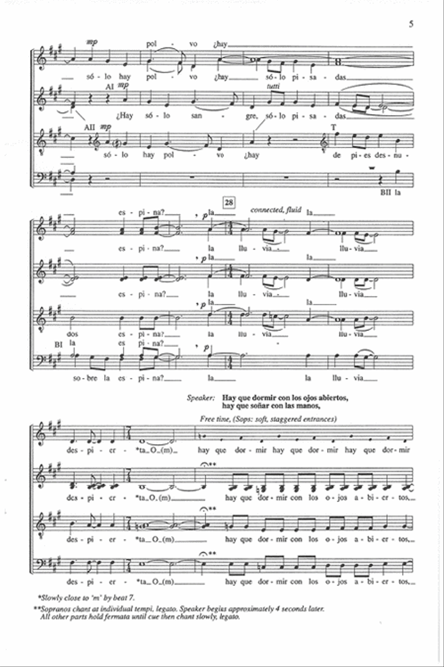 Cloudburst Choir scores gallery preview page 4