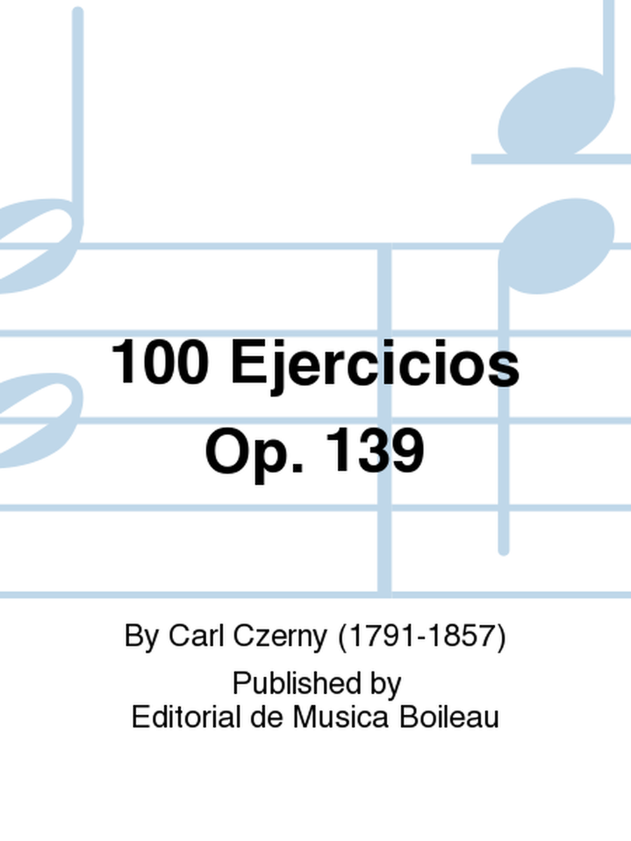 100 Ejercicios Op. 139