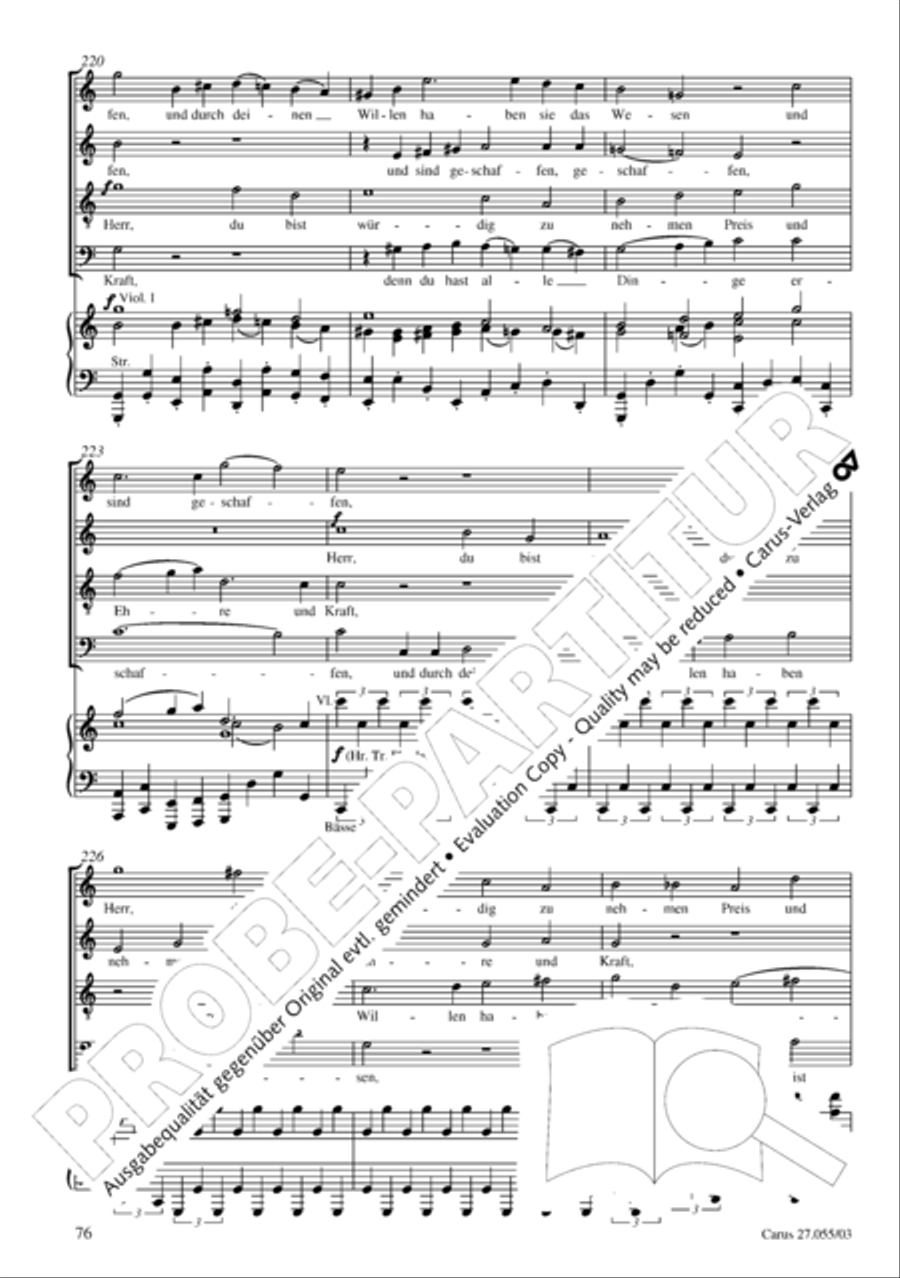 Ein Deutsches Requiem (German Requiem) 4-Part scores gallery preview page 79