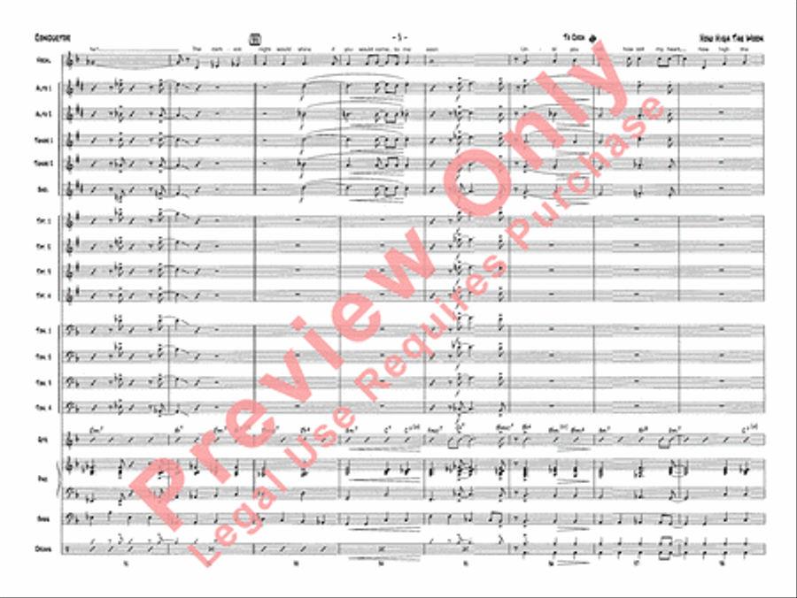How High the Moon How High the Moon Jazz Ensemble scores gallery preview page 8