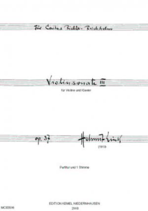 Violinsonate III
