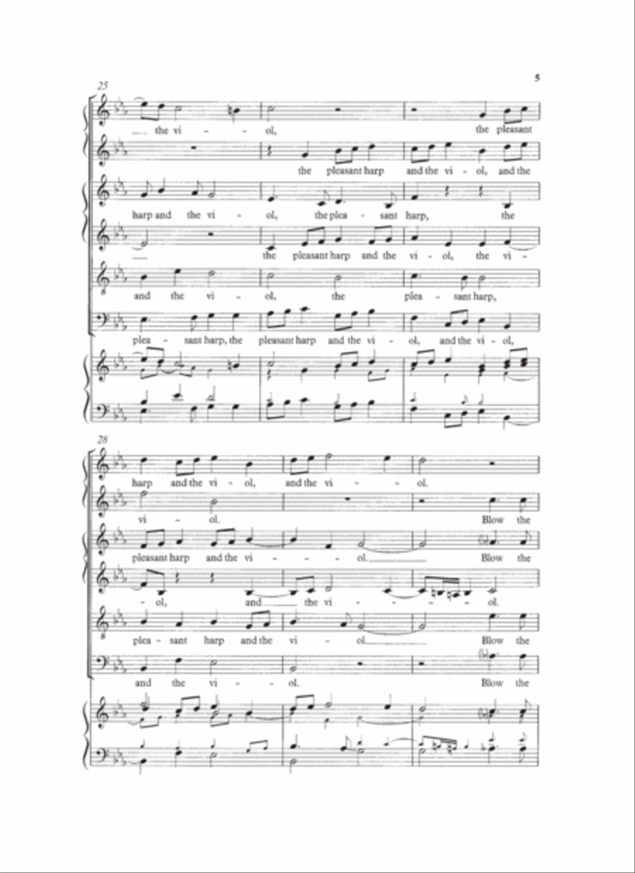 Sing Joyfully SSAATB scores gallery preview page 5