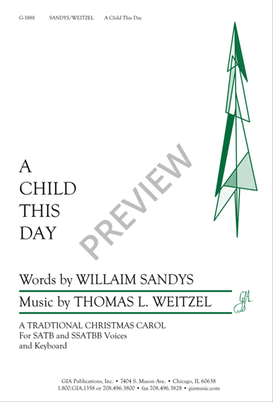 A Child This Day A Child This Day 4-Part scores gallery preview page 2
