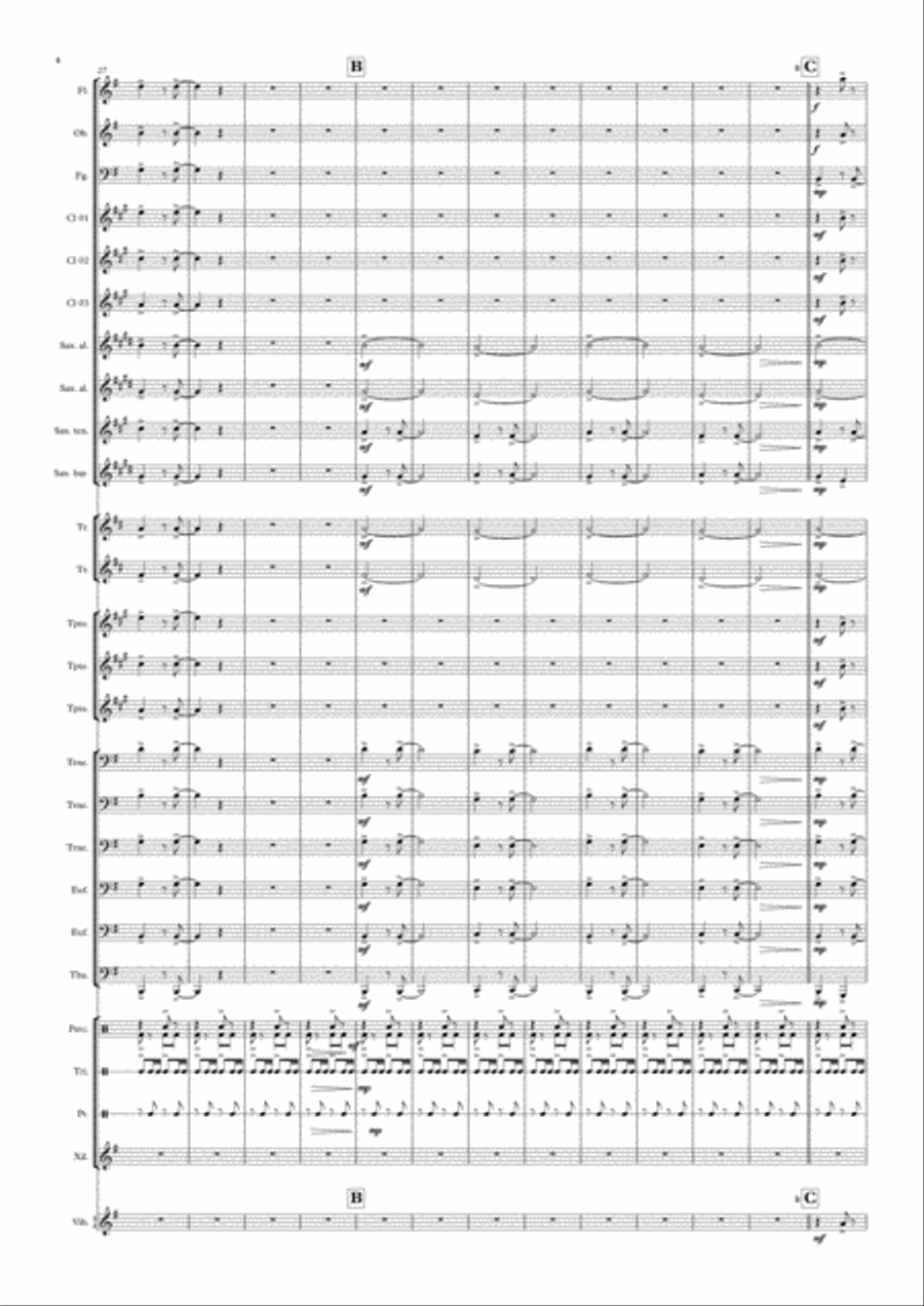 Frevo Mulher Frevo Mulher Concert Band scores gallery preview page 4
