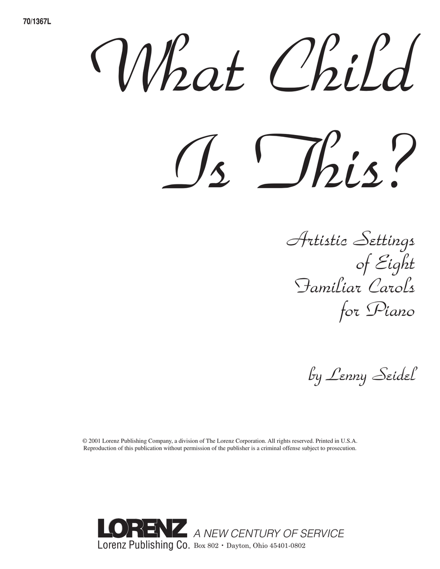 What Child Is This? (Digital Download)