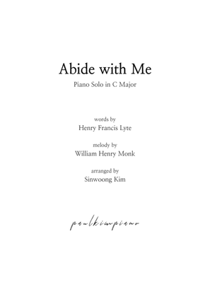 Book cover for Abide with Me (Piano Solo in C Major)