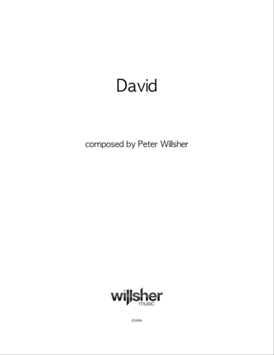David David Piano Solo scores gallery preview page 1