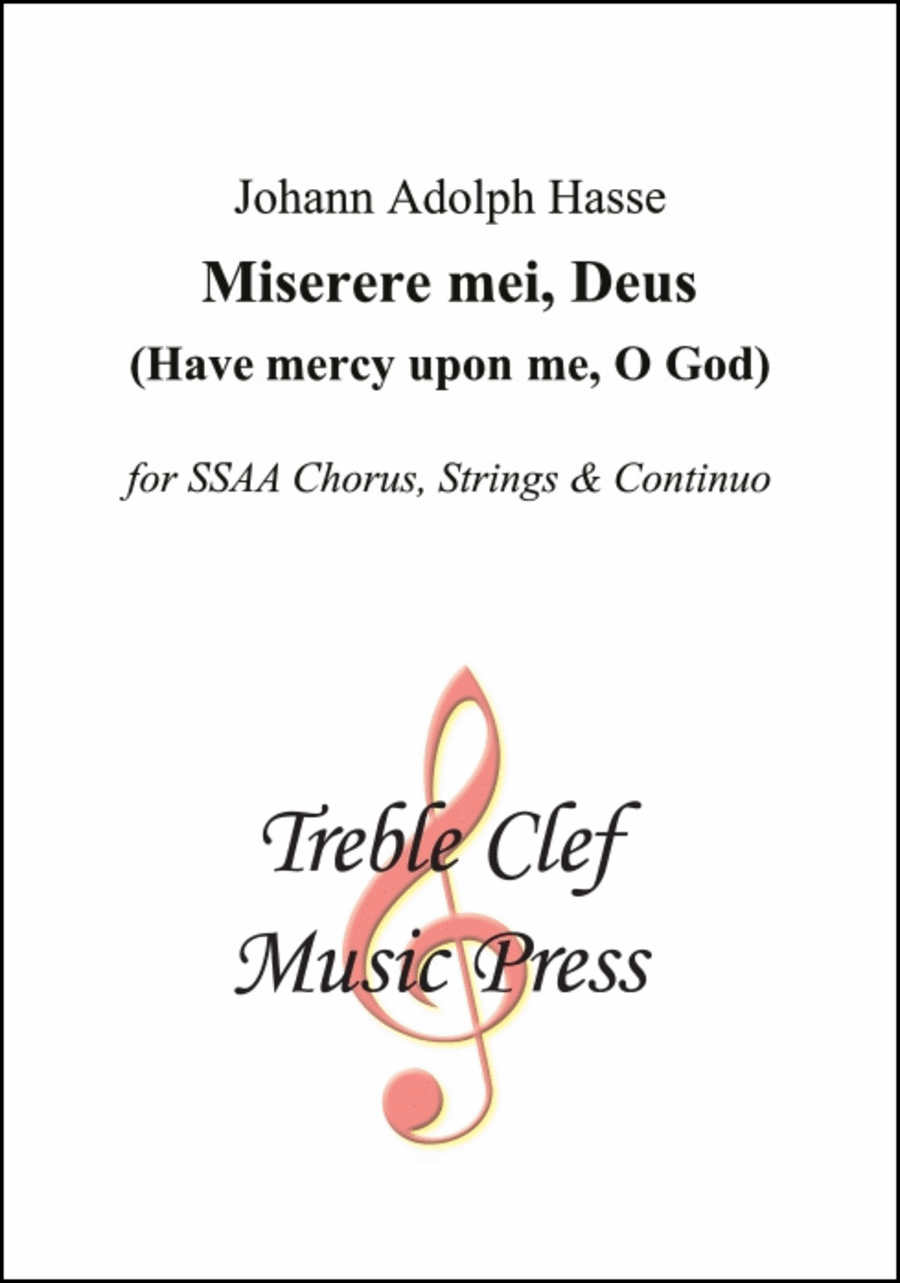 Miserere mei, Deus (Have mercy upon me, O God) SSAA, strings & continuo