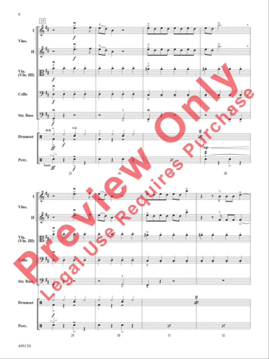 Enemy String Orchestra scores gallery preview page 7