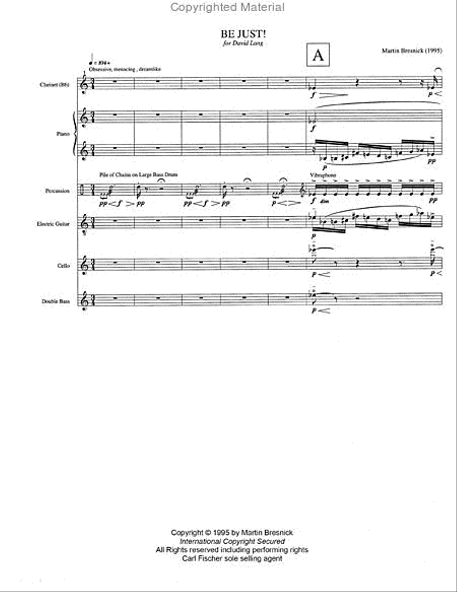 Be Just! B-Flat Clarinet scores gallery preview page 2