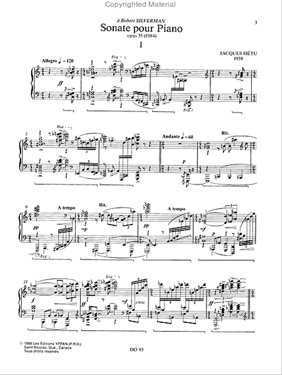 Sonate op. 35 Piano Solo scores gallery preview page 2