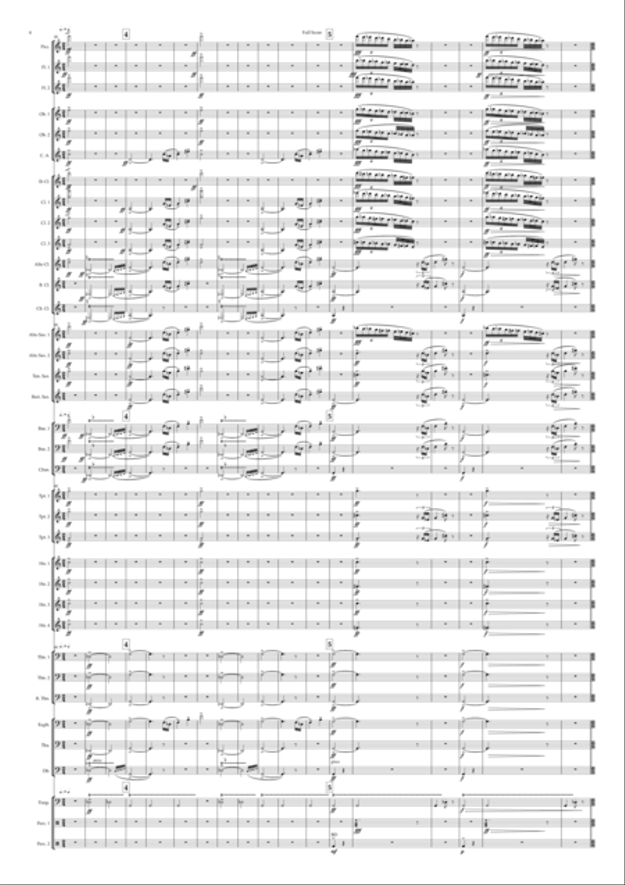 The Wreckers (Overture) Concert Band scores gallery preview page 4