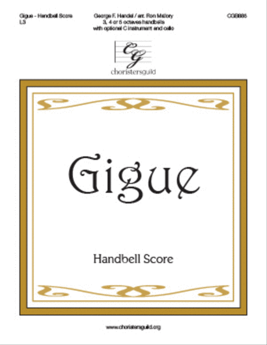 Gigue Handbell Choir scores gallery preview page 1