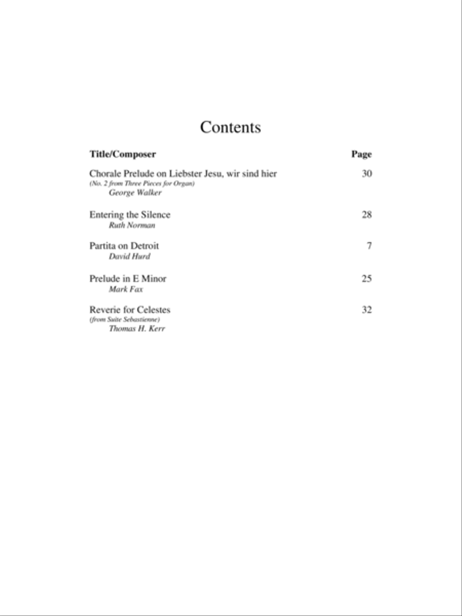 African-American Organ Music Anthology, Volume 6 Organ scores gallery preview page 2