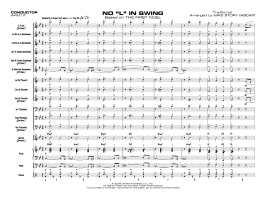 No L in Swing No L in Swing Jazz Ensemble scores gallery preview page 2