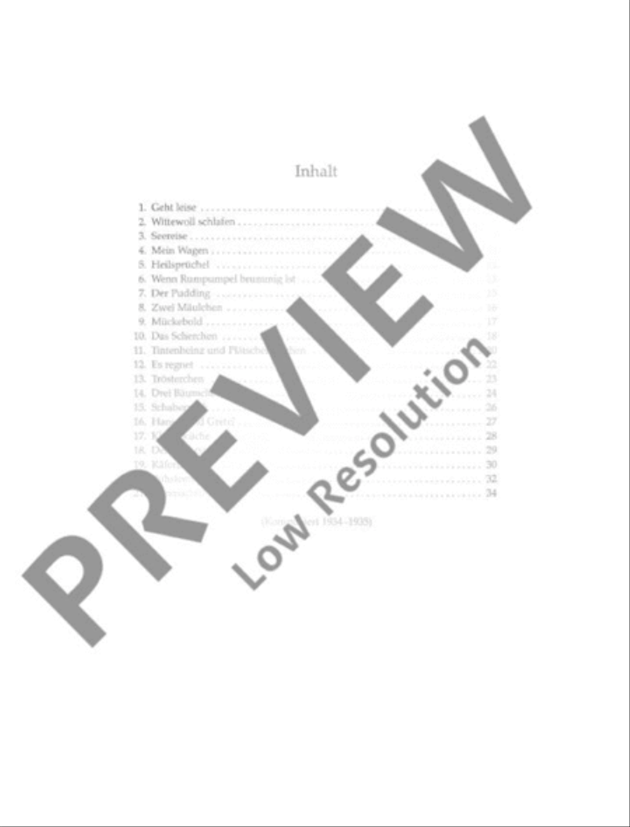 21 Kinderlieder Voice Solo scores gallery preview page 3
