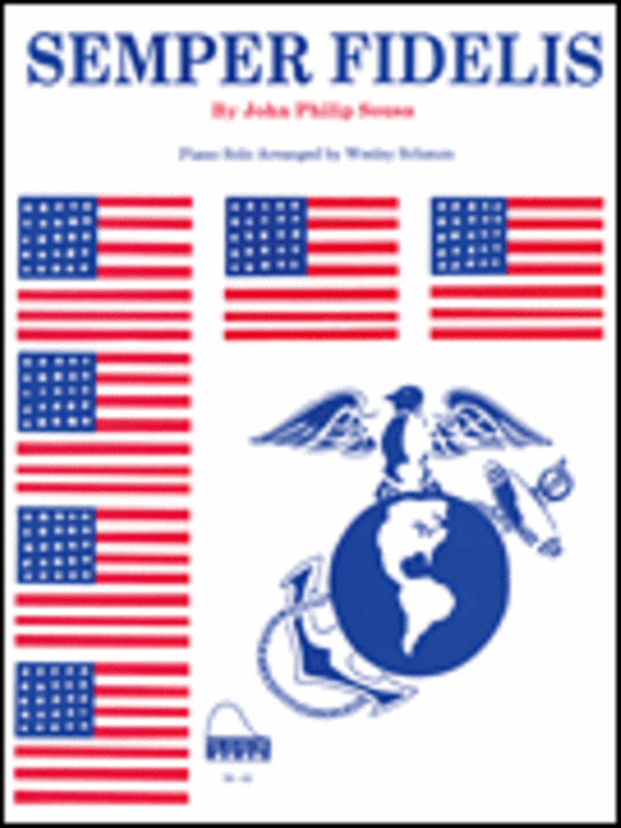 Semper Fidelis March Piano Method scores gallery preview page 1