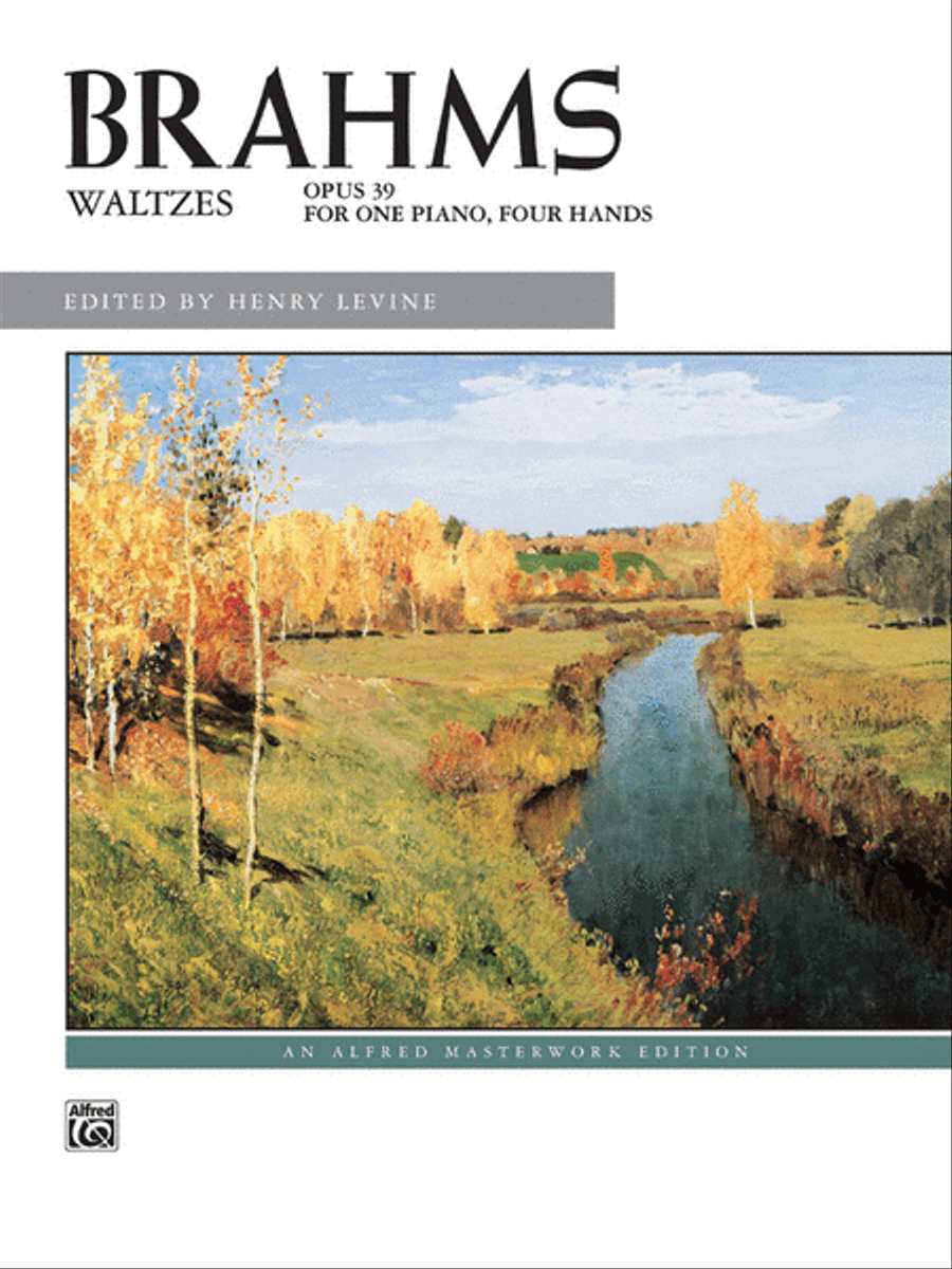 Brahms -- Waltzes, Op. 39 Small Ensemble scores gallery preview page 1