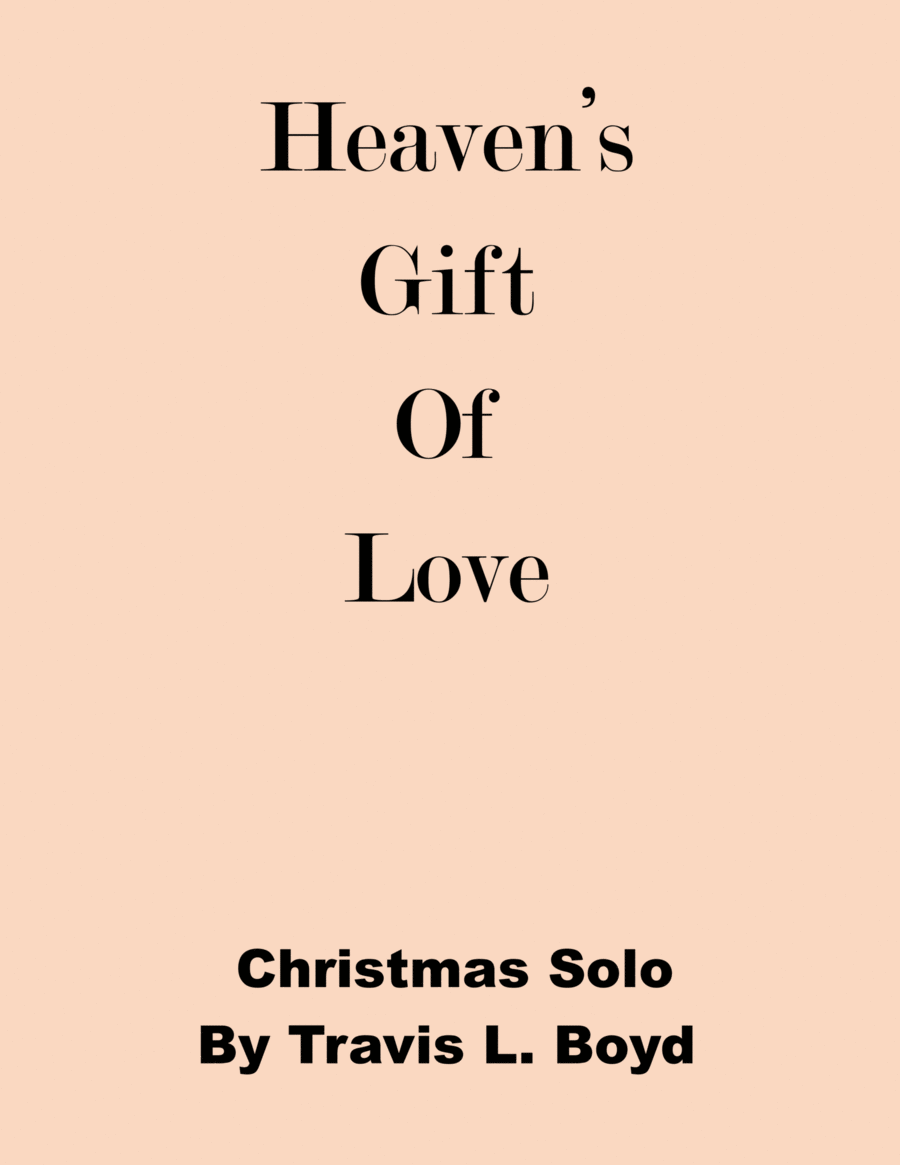 Heaven's Gift of Love (vocal solo) image number null