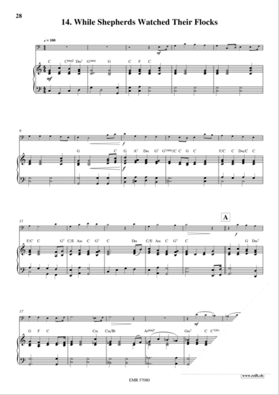 18 Christmas Songs Euphonium scores gallery preview page 17