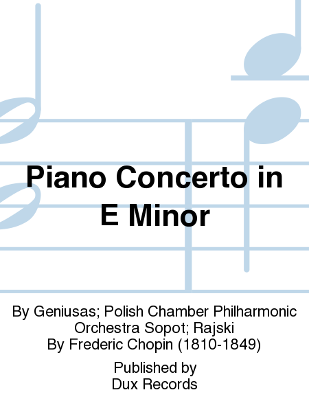 Piano Concerto in E Minor